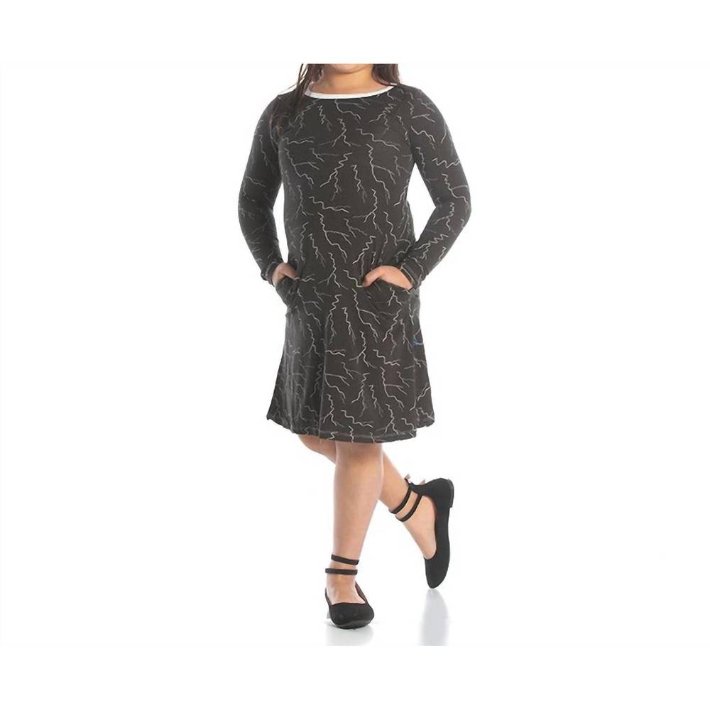 NEW KICKEE bamboo print tee shirt dress in zebra lightning